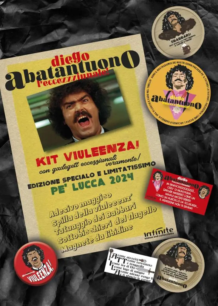 Figurine diego abatantuono kit viuleenza
